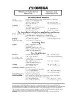 Preview for 2 page of Omega DP3001 User Manual