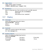 Preview for 47 page of Omega DP400TP User Manual