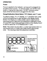 Preview for 14 page of Omega DP460 Operator'S Manual