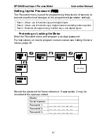 Preview for 67 page of Omega DP6060 User Manual