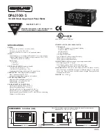 Preview for 1 page of Omega DP63100-S Instruction Sheet