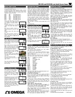 Preview for 3 page of Omega DPG2001B Instruction Sheet