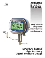 Preview for 1 page of Omega DPG409 SERIES User Manual