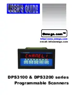 Preview for 1 page of Omega DPS3100 series User Manual