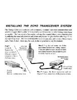 Preview for 11 page of Omega Echo-2 Operation And Installation Manual