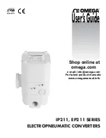 Omega EP211 Series User Manual предпросмотр