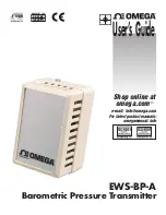 Omega EWS-BP-A User Manual preview