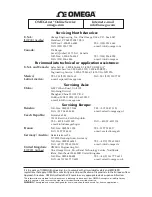 Preview for 2 page of Omega EWS-BP-A User Manual