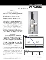 Omega FCLTX-100 Series Instruction Sheet preview