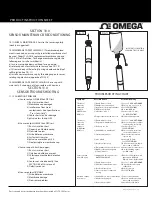 Preview for 5 page of Omega FCLTX-100 Series Instruction Sheet