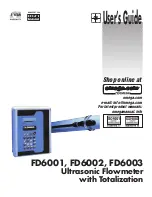Preview for 1 page of Omega FD6001 User Manual