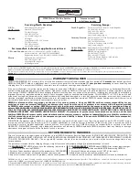 Omega FL-1210 Instruction Sheet preview