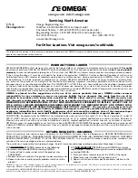 Preview for 3 page of Omega FL-2000 Series Installation & Operation Instructions