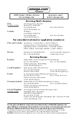 Preview for 2 page of Omega FL-2500 User Manual