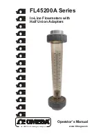 Preview for 1 page of Omega FLOWMETER FL45200A Operator'S Manual