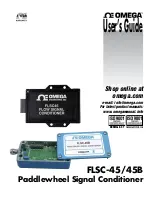 Preview for 1 page of Omega FLSC-45 User Manual
