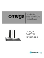 Omega FM909XA Installation And Operating Instructions Manual предпросмотр
