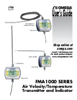 Предварительный просмотр 1 страницы Omega FMA1001A series User Manual