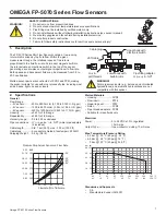 Preview for 3 page of Omega FP-5070 Series User Manual