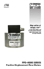 Предварительный просмотр 1 страницы Omega FPD-4000 Series User Manual