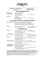 Preview for 2 page of Omega FPDM 1000 SERIES User Manual