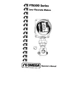 Omega FTB500 Series Operator'S Manual предпросмотр