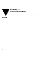 Preview for 4 page of Omega FTB600B Series User Manual