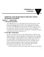 Preview for 5 page of Omega FTB600B Series User Manual