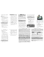 Preview for 2 page of Omega HFH81 Instruction Sheet