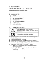 Предварительный просмотр 4 страницы Omega HH147AU User Manual