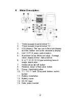 Предварительный просмотр 5 страницы Omega HH147AU User Manual