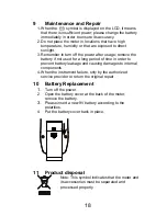 Preview for 21 page of Omega HH147AU User Manual