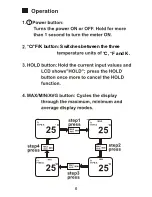 Предварительный просмотр 9 страницы Omega HH147U User Manual