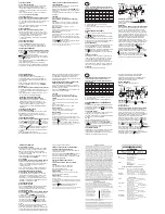 Preview for 2 page of Omega HH2001A Operating Instructions