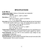 Preview for 4 page of Omega HH501AK User Manual