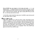 Preview for 9 page of Omega HH501BK Owner'S Manual