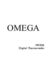 Omega HH506 Owner'S Manual preview