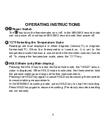 Preview for 7 page of Omega HH506 Owner'S Manual