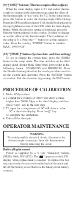 Preview for 10 page of Omega HH506RA User Manual