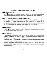 Preview for 6 page of Omega HH508 Owner'S Manual