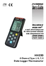 Preview for 1 page of Omega HH520 User Manual