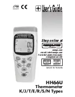 Preview for 1 page of Omega HH66U User Manual