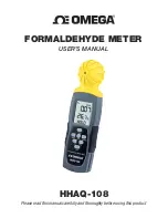 Предварительный просмотр 3 страницы Omega HHAQ-108 User Manual