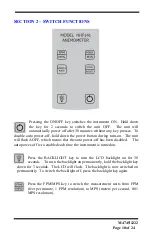 Preview for 10 page of Omega HHF141 Series User Manual