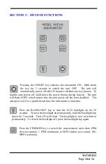 Предварительный просмотр 10 страницы Omega HHF141 Series User Manual