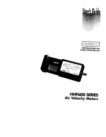 Preview for 1 page of Omega HHF600 Series User Manual