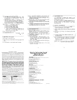 Preview for 2 page of Omega HHG1394 User Manual