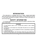 Preview for 3 page of Omega HHLM-2 User Manual