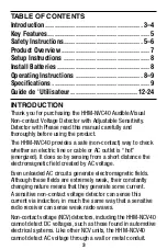 Preview for 3 page of Omega HHM-NCV40 User Manual