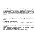 Preview for 11 page of Omega HHM15 User Manual